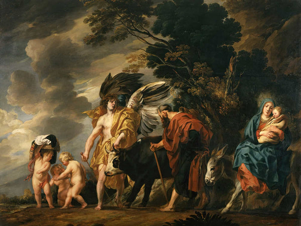 Jacob Jordaens Flight Of The Holy Family Into Egypt By Jacob Jordaens