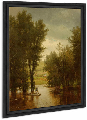 Flood On The Delaware By Worthington Whittredge