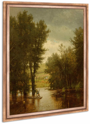 Flood On The Delaware By Worthington Whittredge