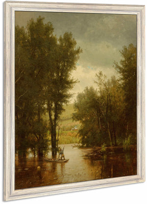 Flood On The Delaware By Worthington Whittredge