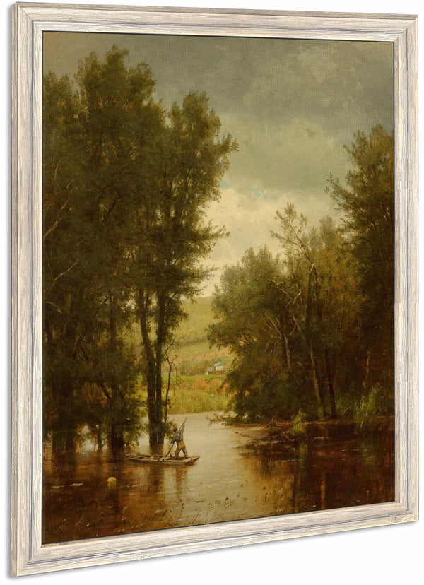 Flood On The Delaware By Worthington Whittredge