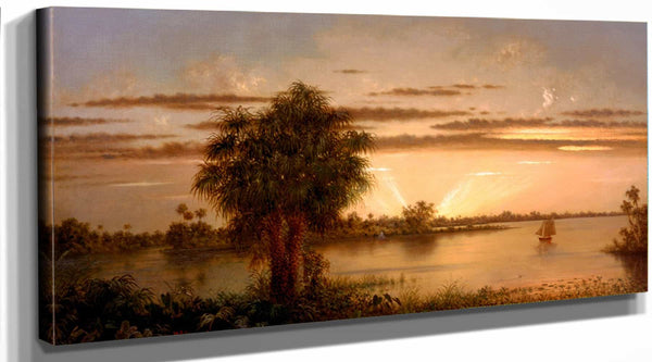 Martin Johnson Heade Florida Sunrise By Martin Johnson Heade