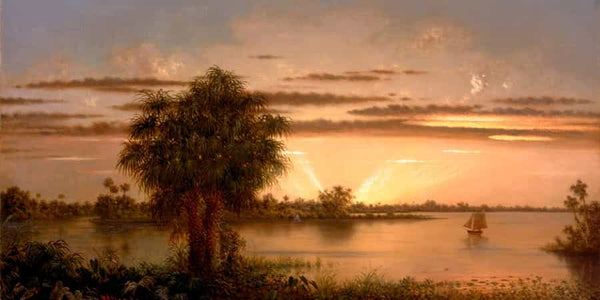 Martin Johnson Heade Florida Sunrise By Martin Johnson Heade