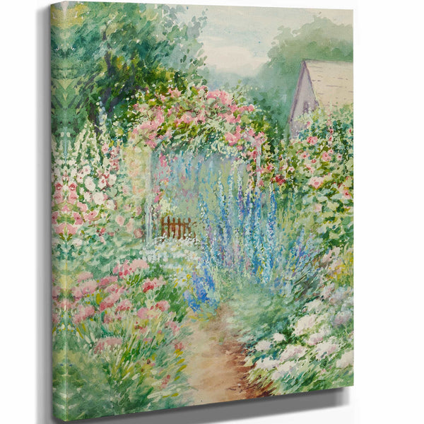 Theodore Earl Butler Flower Garden By Theodore Earl Butler 1