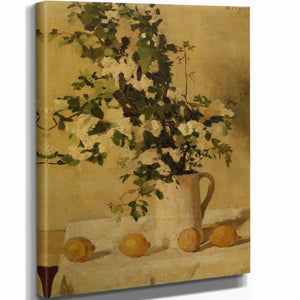 Alberic Coppieters Flowers And Lemons (1900) By Alberic Coppieters