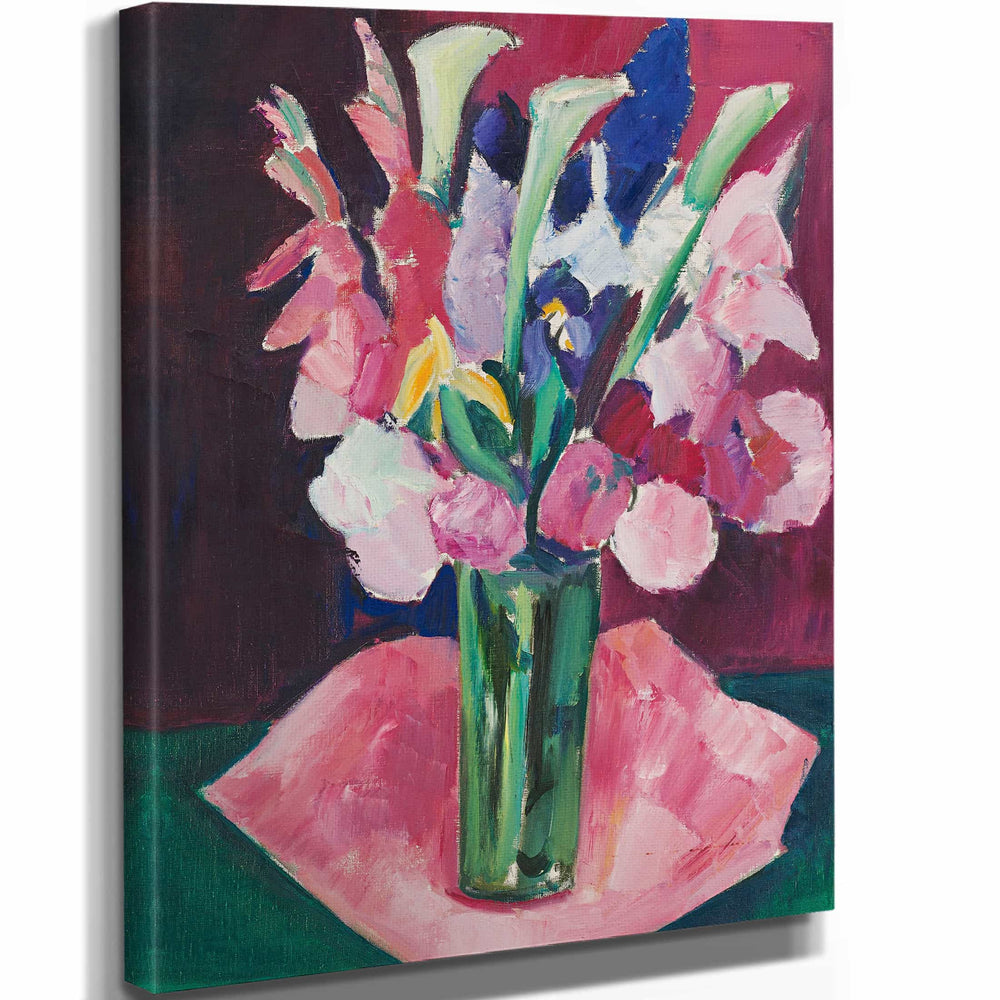 Marsden Hartley Flowers In A Vase By Marsden Hartley