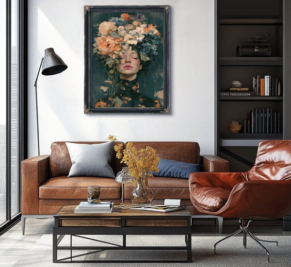Woman with Flowers