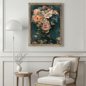 Woman with Flowers