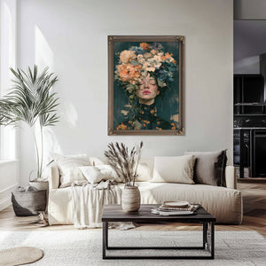 Woman with Flowers