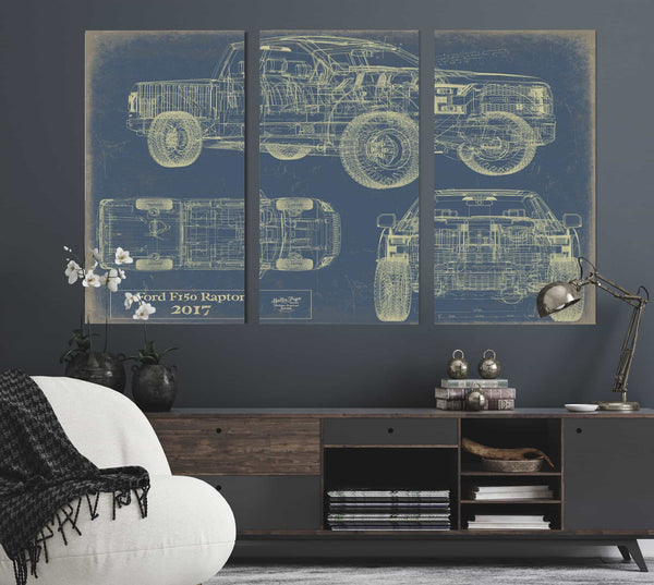 Ford f150 Raptor 2017 Wall Art from Bella Frye.