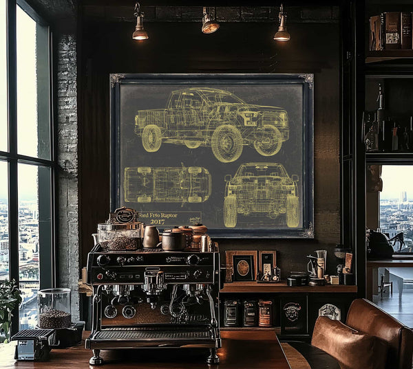 Ford f150 Raptor 2017 Wall Art from Bella Frye.