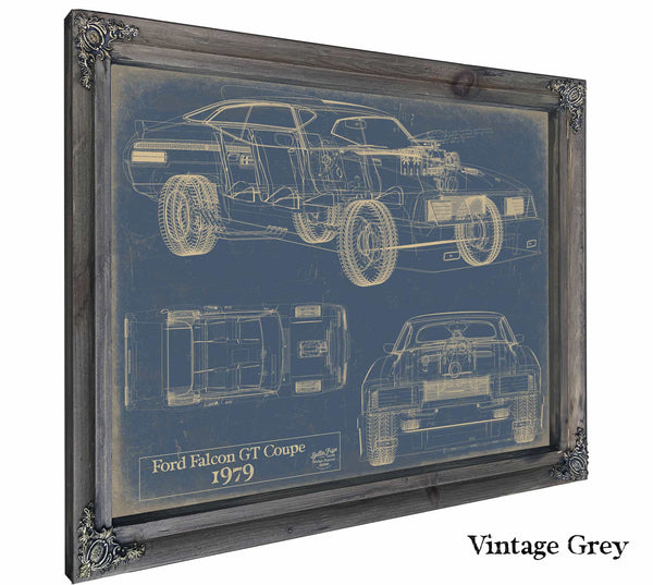 Ford Falcon Gt Coupe Interceptor Mad Max 1979 Wall Art from Bella Frye.