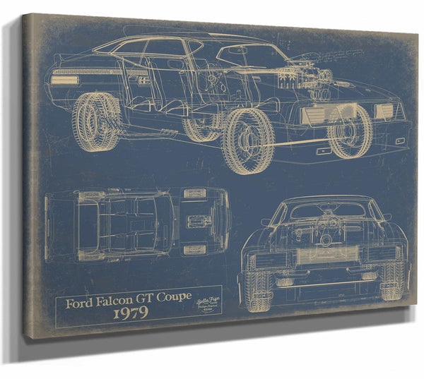 Ford Falcon Gt Coupe Interceptor Mad Max 1979 Wall Art from Bella Frye.