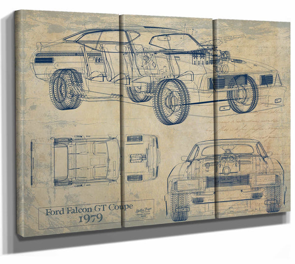 Ford Falcon Gt Coupe Interceptor Mad Max 1979 Wall Art from Bella Frye.