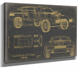 Ford Falcon Gt Coupe Interceptor Mad Max 1979 Wall Art from Bella Frye.