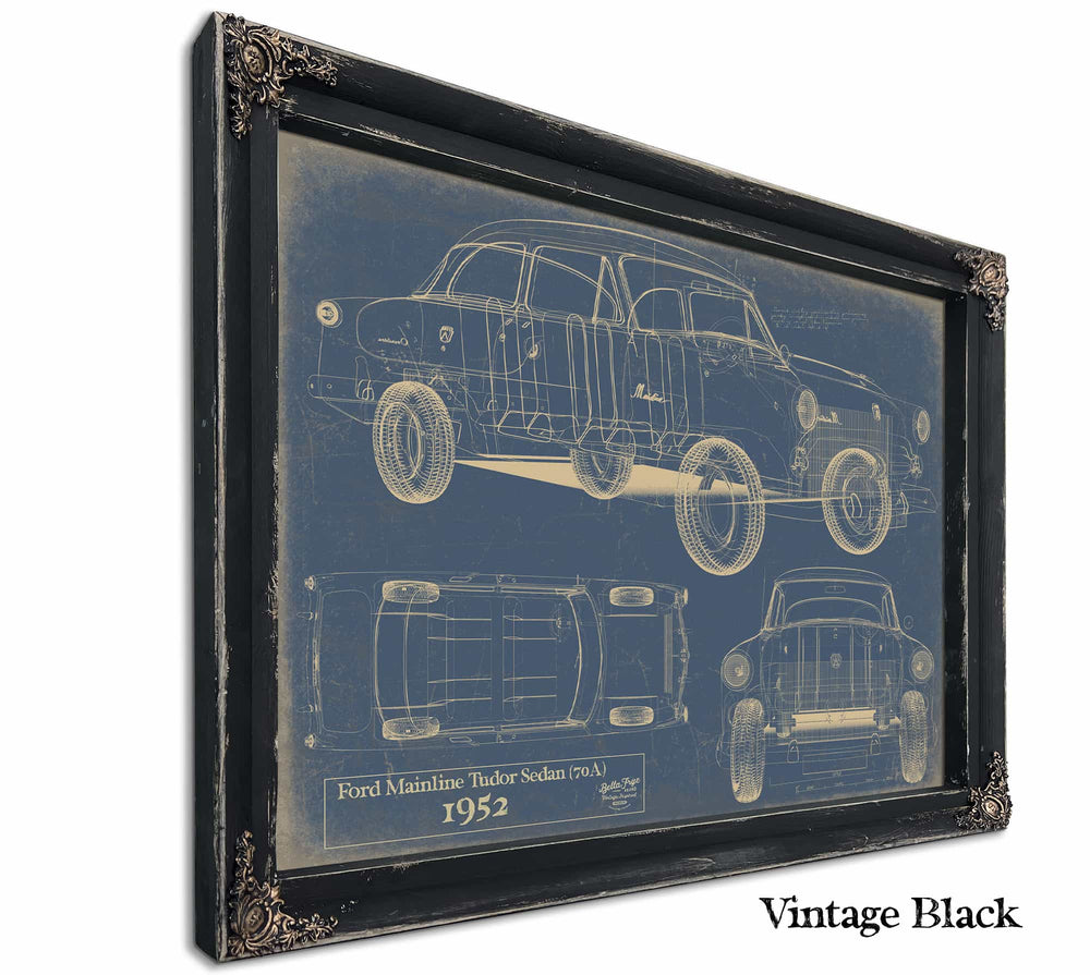 Ford Mainline (70a) Tudor Sedan 1952 Wall Art from Bella Frye.