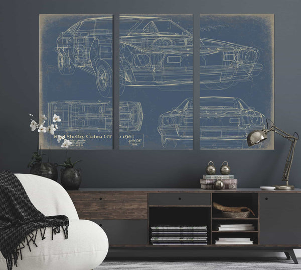 Ford Mustang Cobra 1967 Wall Art from Bella Frye.