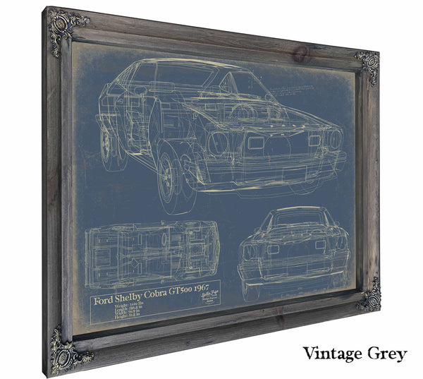 Ford Mustang Cobra 1967 Wall Art from Bella Frye.