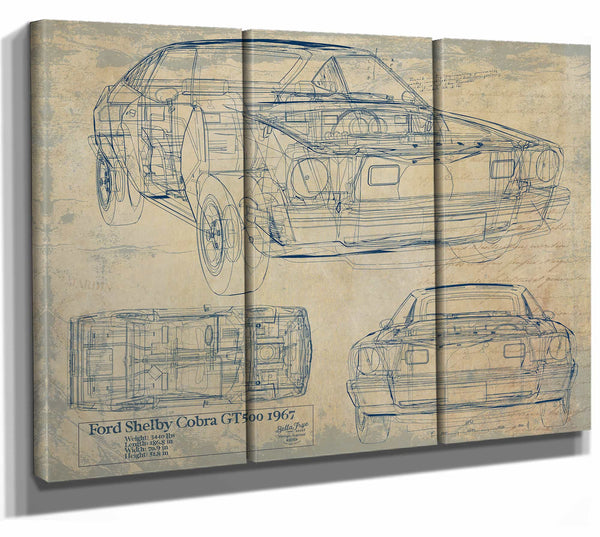 Ford Mustang Cobra 1967 Wall Art from Bella Frye.