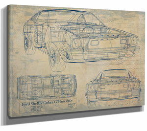 Ford Mustang Cobra 1967 Wall Art from Bella Frye.