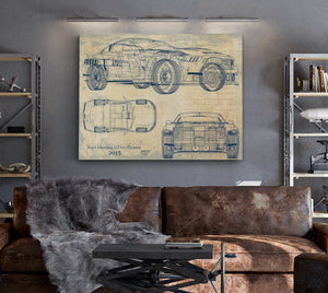 Ford Mustang gt500 Eleanor 2015 Wall Art from Bella Frye.