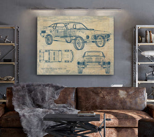 Ford Mustang Mach 1 351 1969 Wall Art from Bella Frye.