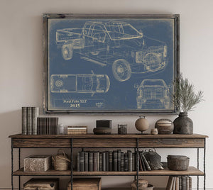 Ford f250 Xlt 2015 Wall Art from Bella Frye.