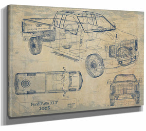 Ford f250 Xlt 2015 Wall Art from Bella Frye.