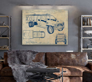 Ford f450 Rescue Wall Art from Bella Frye.