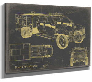 Ford f450 Rescue Wall Art from Bella Frye.