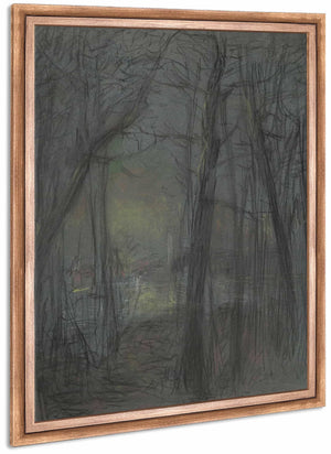 Forest Scene By John Ferguson Weir 1