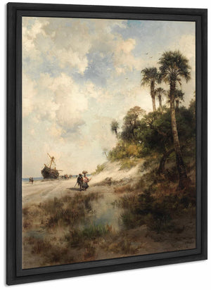 Fort George Island Florida By Thomas Moran