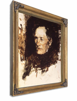 Head Of An Old Man By Frank Duveneck