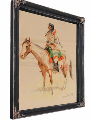 Half Breed By Frederic Remington