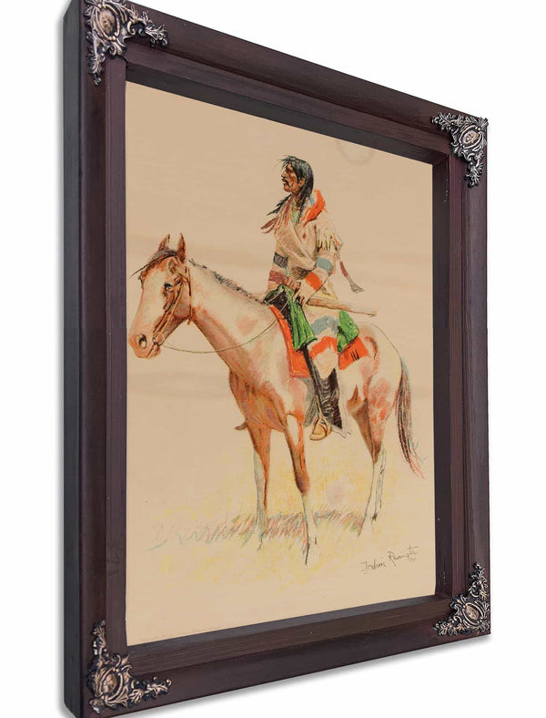 Half Breed By Frederic Remington