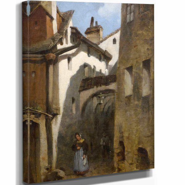 Gasse In Burghausen By Carl Bolze