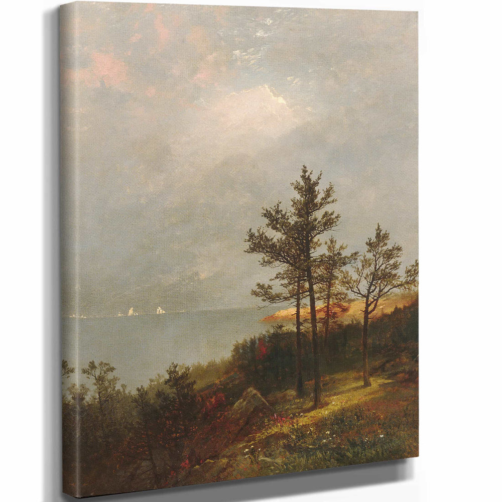 John Frederick Kensett Gathering Storm On Long Island Sound By John Frederick Kensett