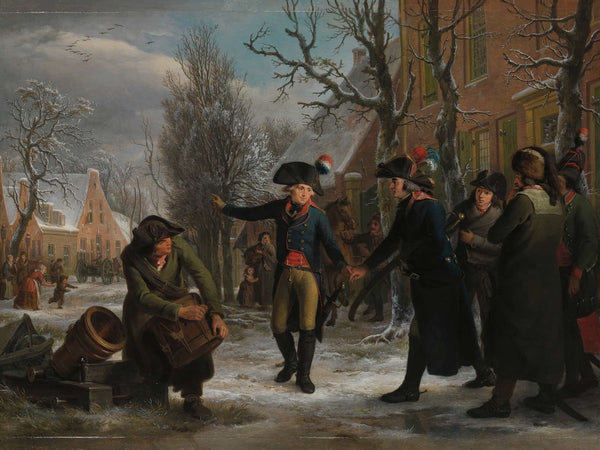 Adriaan De Lelie General Daendels Taking Leave Of Lieutenant Colonel Krayenhoff By Adriaan De Lelie 1