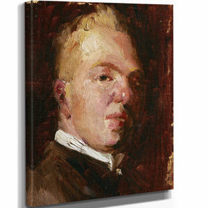 Robert Henri 11" x 14" / Stretched Canvas Wrap George Luks By Robert Henri