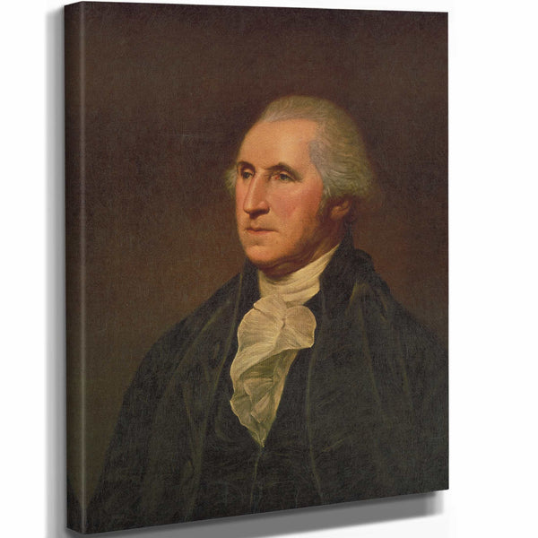 Charles Willson Peale 11" x 14" / Stretched Canvas Wrap George Washington By Charles Willson Peale