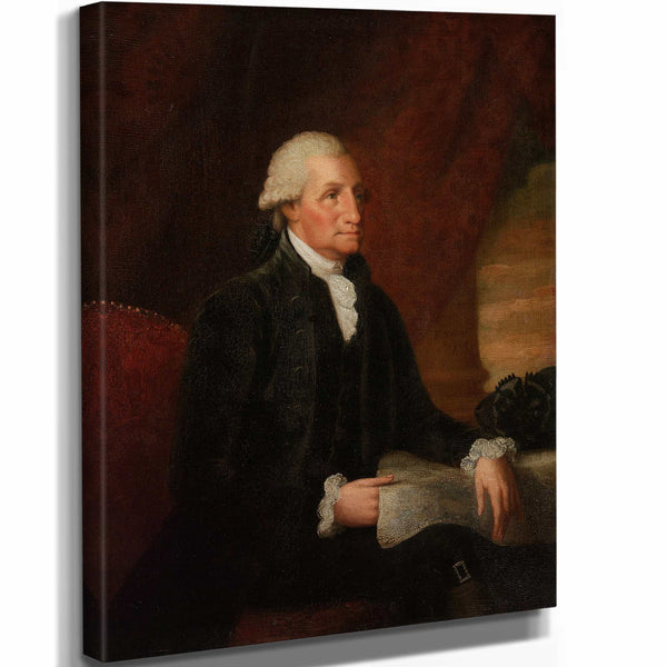 Edward Savage 11" x 14" / Stretched Canvas Wrap George Washington By Edward Savage