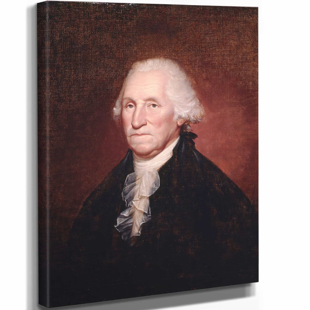 Rembrandt Peale 11" x 14" / Stretched Canvas Wrap George Washington By Rembrandt Peale  1