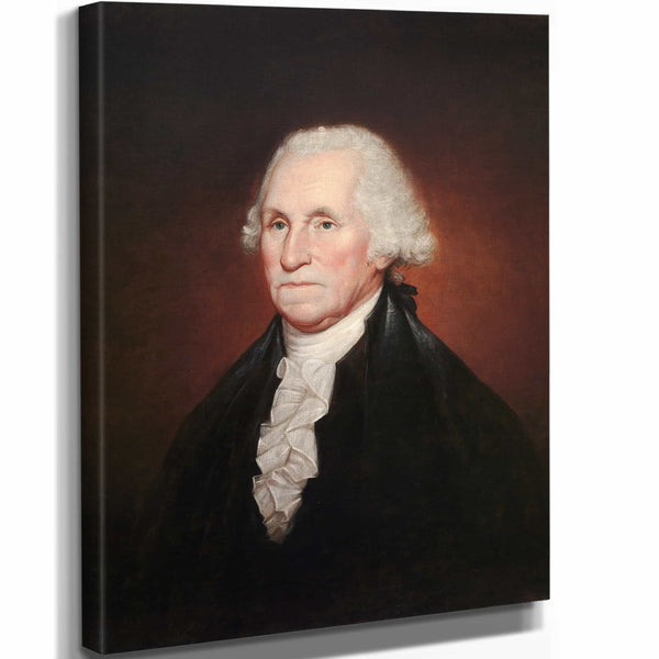 Rembrandt Peale 11" x 14" / Stretched Canvas Wrap George Washington By Rembrandt Peale