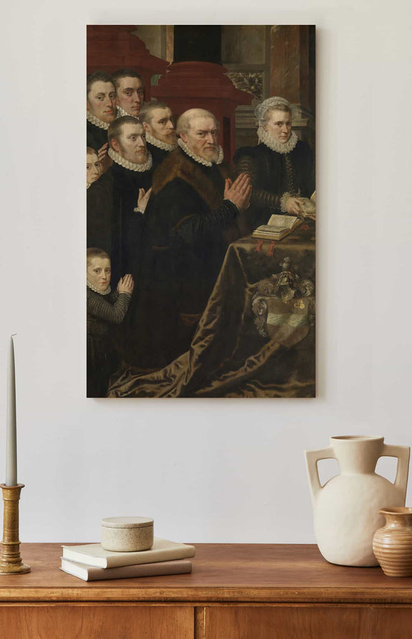 Adriaen Thomasz Key Gillis De Smidt And Seven Of His Children By Adriaen Thomasz Key