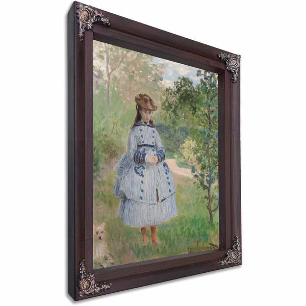 Girl With Dog By Claude Monet