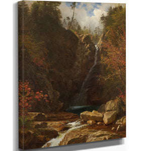 Albert Bierstadt Glen Ellis Falls By Albert Bierstadt