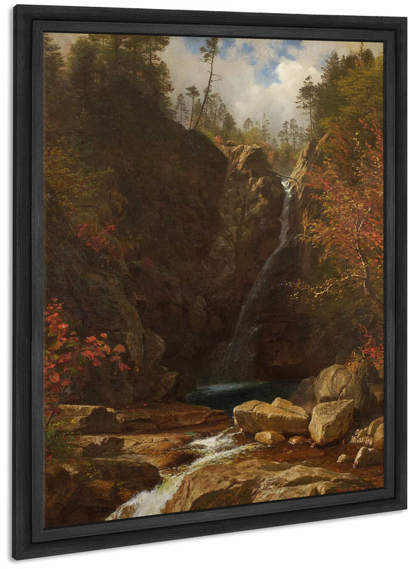 Glen Ellis Falls By Albert Bierstadt