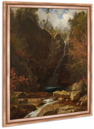 Glen Ellis Falls By Albert Bierstadt