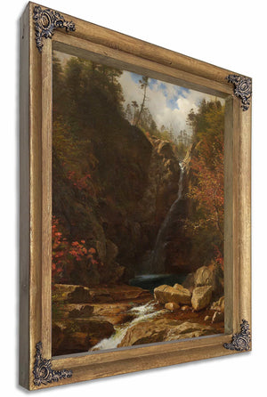 Glen Ellis Falls By Albert Bierstadt