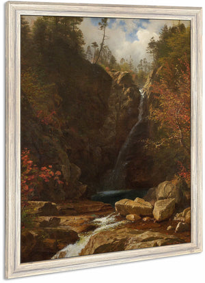 Glen Ellis Falls By Albert Bierstadt